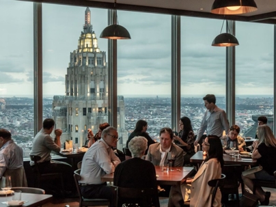 High-rise dining with views