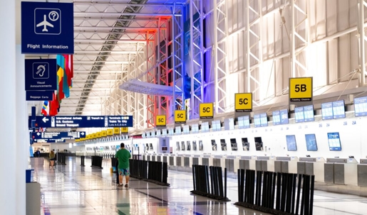 inside of an airport