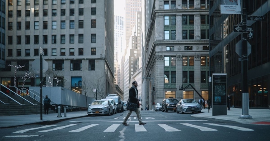 businessman in Manhattan