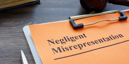 Negligent Misrepresentation document