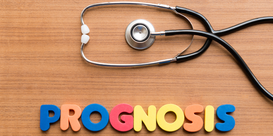 prognosis letters with stethoscope