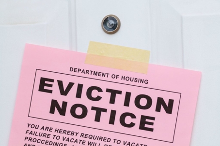 eviction notice paper