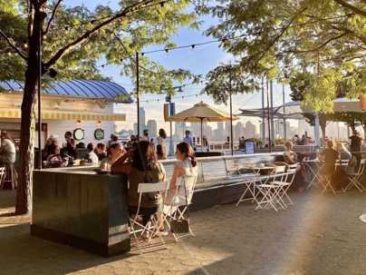outside seating