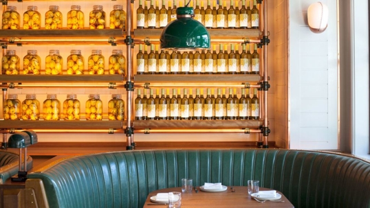 booth where people eat