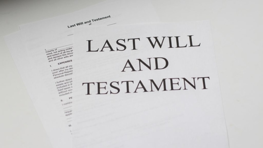 last will paperwork